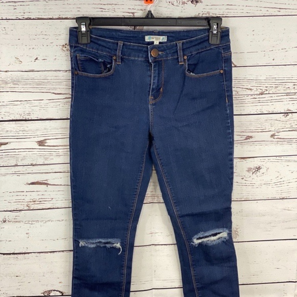 Love Fire Distressed Jeans